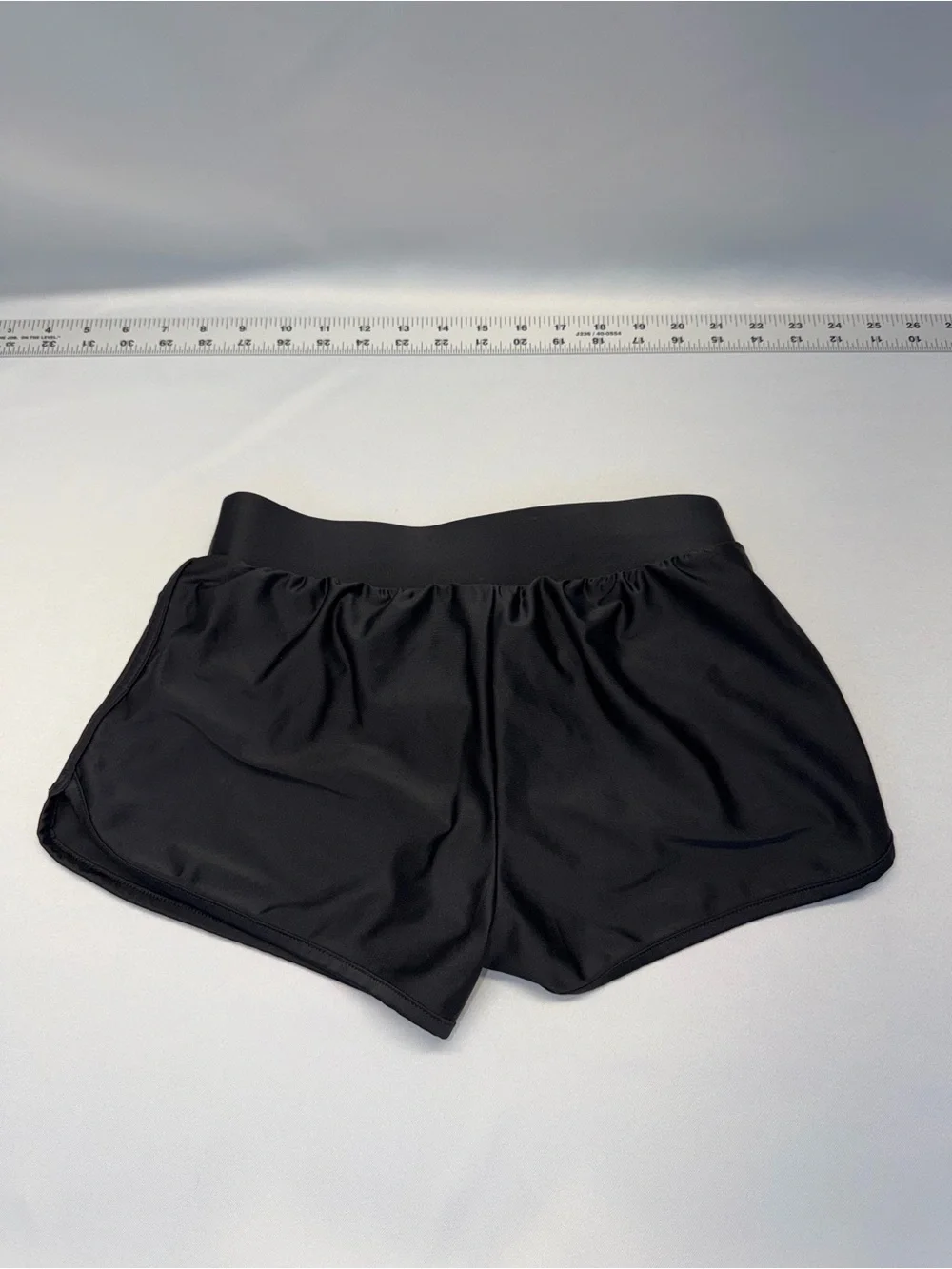Cat & Jack Girls Swim/Cover‑Up Shorts | Black | L 10/12 | GUC